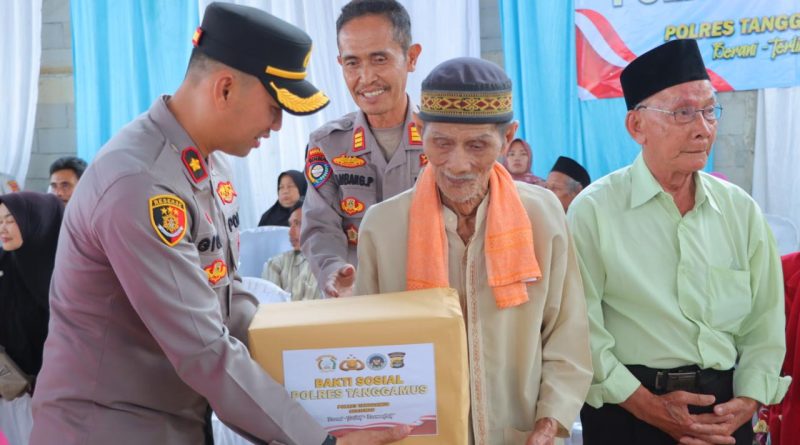 Ground Breaking Serentak Pembangunan 20 SPPG, POLRES Tanggamus Gelar Kesehatan GRATIS dan PEMBAGIAN Bahan Pokok