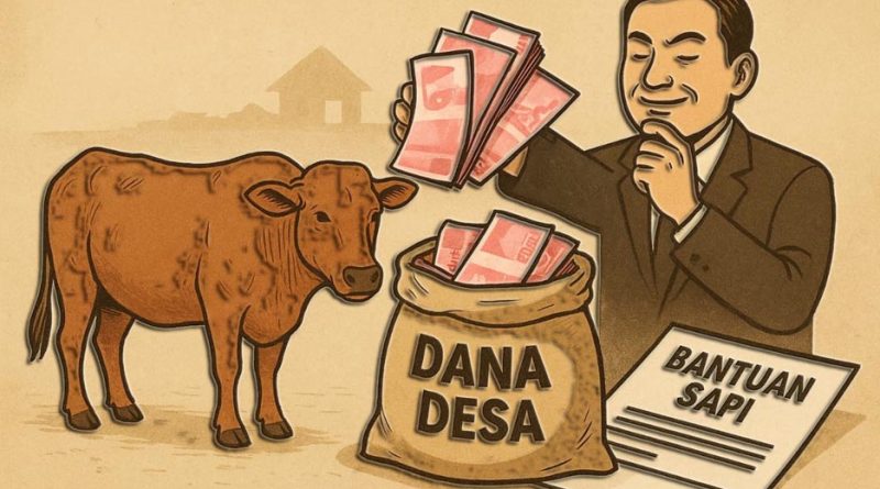 Dilaporkan HILANG dan MATI Semua, BANTUAN 11 Ekor SAPI Diduga DIGELAPKAN Kepala Desa GONDANG WETAN